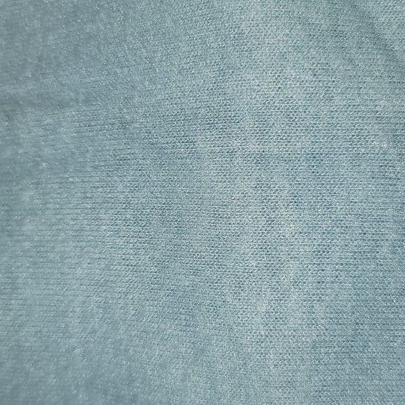 Ashley Stewart Cozy Light Pastel Blue Lounge V Neck Poncho, 2X - Picture 3 of 4